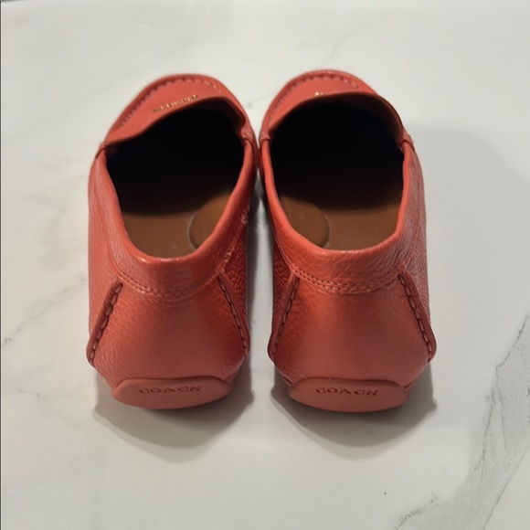 Coach Women's Red Loafers - Picture 3 of 5